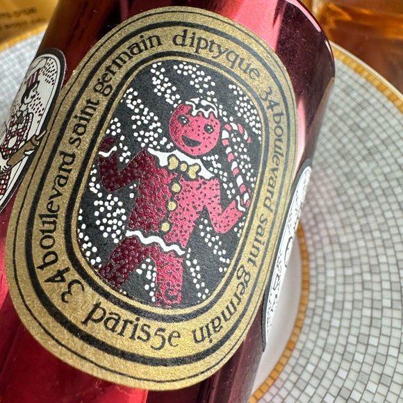 Diptyque Paris candle holidays limited edition red container. Refilled. - Picture 3 of 6